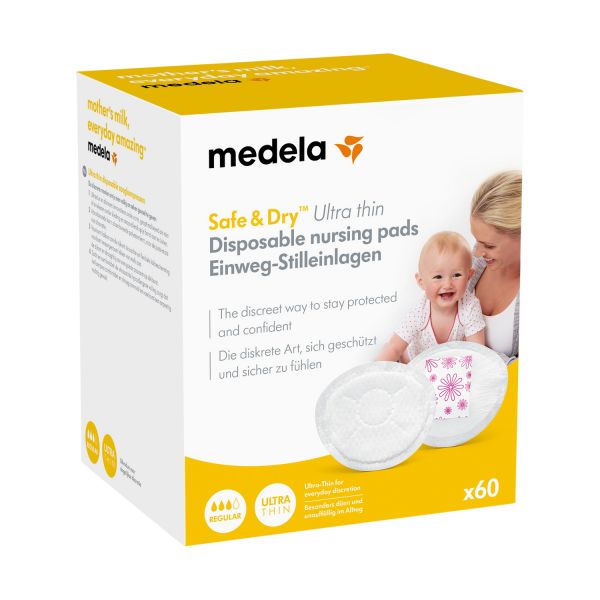 Medela Ultra Thin Disposable Zoogcompressen 60 Stuks