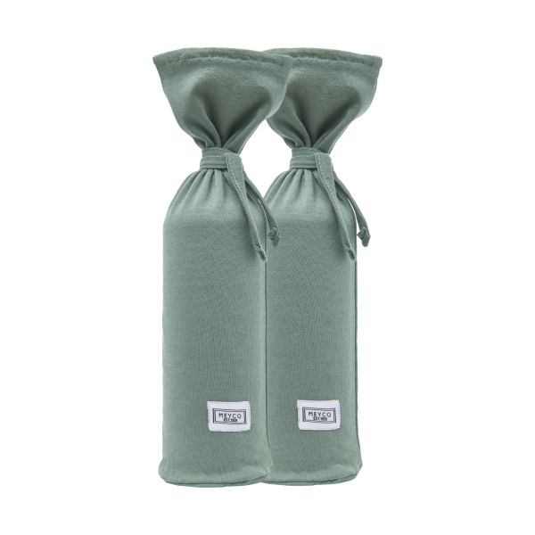 Meyco Basic Jersey Kruikenzak Forest Green 2 Stuks