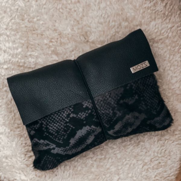 Mozz Bags Python Luieretui Antraciet