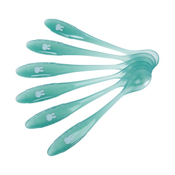Nijntje Lepelset Green 6 Stuks