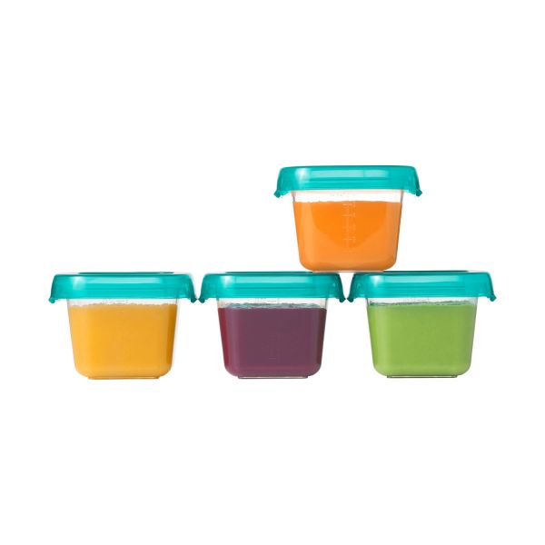 OXO Tot Diepvriesbakjes Teal 4 x 180 ml