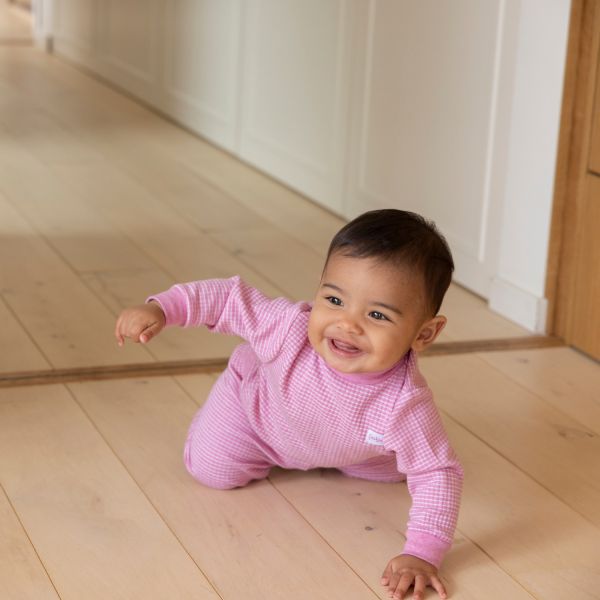 Feetje Wafel Pyjama Roze Melee Mt. 56