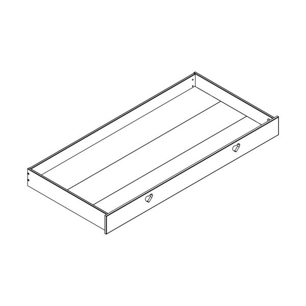 Vipack Amori Bedlade Wit 90 x 200 cm