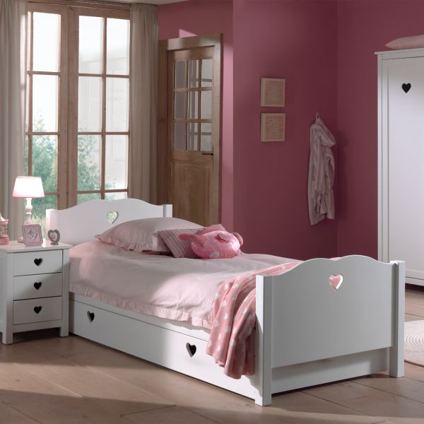 Vipack Amori Bedlade Wit 90 x 200 cm