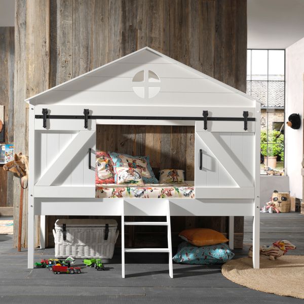 Vipack Barnie Halfhoogslaper Wit