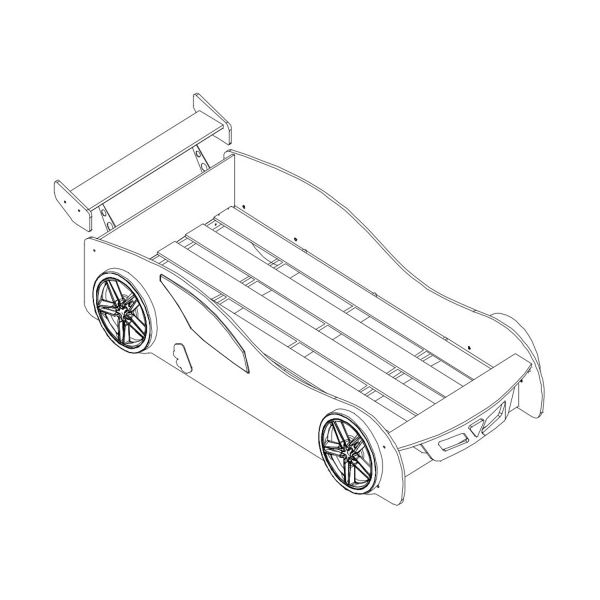 Vipack Autobed MRX Sleepcar 90 x 200 cm |