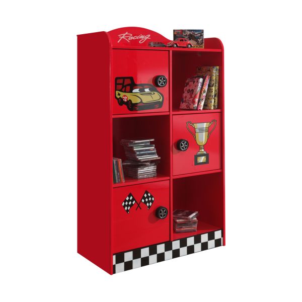 Racer Bookcase Red * SCBI120R