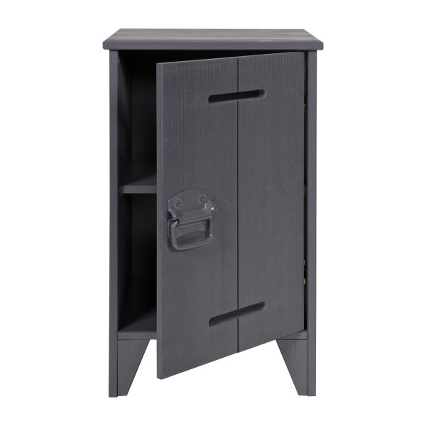 Woood Locker Nachtkastje Steel Grey