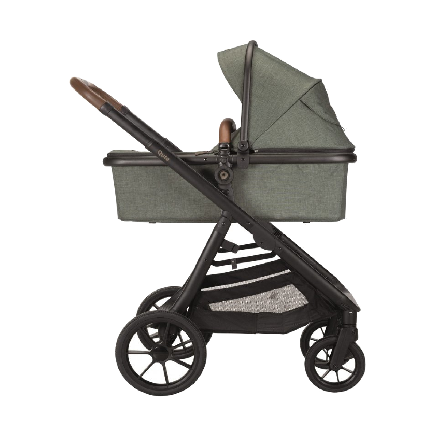 Qute Q-Cruiser 2.0 Kinderwagen 2-in-1 Jeans Groen aanbieding